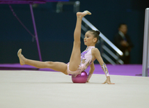 Bədii gimnastika üzrə 22-ci Azərbaycan Birinciliyi və Bölgələrarası Kubok yarışları. Bakı, Azərbaycan, 17 dekabr 2015